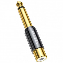 Переходник 6.35mm M to RCA F AV169 black Ugreen (80731) (342335) Переходник 6.35mm M to RCA F AV169 black Ugreen (80731) (342335)