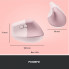 Мышка Logitech Lift Vertical Ergonomic Wireless/Bluetooth Rose (910-006478) (207435)