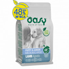 Сухой корм для собак OASY One Animal Protein PUPPY Medium/Large с ягненком 2.5 кг (8053017348490) (323435)