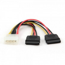 Кабель питания Molex to 2xSATA power 0.3m Cablexpert (CC-SATA-PSY-0.3M) (174635)