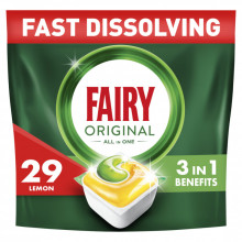 Таблетки для посудомоечных машин Fairy Original All in One Lemon 29 шт. (8006540726891/8700216237314) (212635)