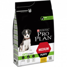 Сухой корм для собак Purina Pro Plan Dog Medium Puppy с высоким содержанием курицы 3 кг (7613035114869) (323635)