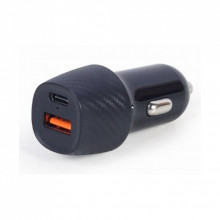 Зарядное устройство Gembird 2 port 36W QC3.0+PD (TA-U2QC3-CAR-02) (200735)