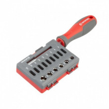 Отвертка с комплектом насадок 16 ед INTERTOOL VT-3345 (203735)