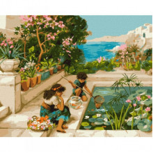 Картина по номерам "Наша золотая рыбка" ©William Stephen Coleman KHO2554 40х50 см Идейка