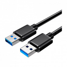 Дата кабель USB 3.0 AM/AM 0.5m 5Gbps black Essager (EXCAA-YTB01) (324735)