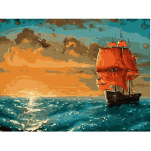 Картина по номерам. Art Craft  "Алые паруса" 40*50 см 10509-AC