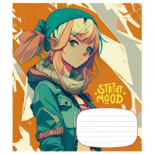 Тетрадь ученическая "Manga style" 024-3272L-4 в линию, 24 листов