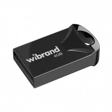 USB флеш накопитель Wibrand 4GB Hawk Black USB 2.0 (WI2.0/HA4M1B) (202245)
