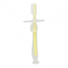 Силиконовая зубная щетка Mumlove MGZ-0707(Yellow) с ограничителем