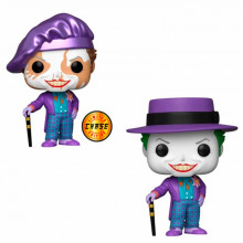 Фигурка для геймеров Funko Pop серии Batman 1989 - JOKER WITH HAT WITH CHASE (47709) (269245)