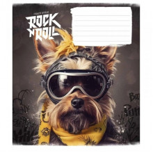 Тетрадь ученическая "Rock star" 012-3277L-4 в линию, 12 листов
