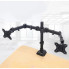 Крепление для двух мониторов настольный кронштейн 17"-33" UKC Z022 (243645)