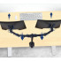Крепление для двух мониторов настольный кронштейн 17"-33" UKC Z022 (243645)