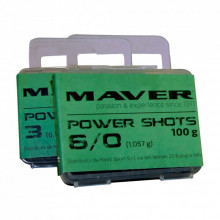 Грузило Maver набір Power Shots 10/0 (2.817g) 100g (1300.36.04) (284645)