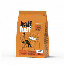 Сухой корм для кошек Half&Half для стерилизованных с говядиной 300 г (4820261920932) (239745)