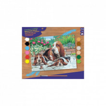 Набор для творчества Sequin Art PAINTING BY NUMBERS SENIOR Basset Hounds (SA0044) (269745)