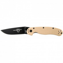 Нож Ontario Knife RAT II D2 Desert Tan, Black Blade (ON8830DT) (280845)