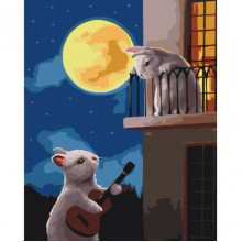 Картина по номерам "Лунная серенада" ©Lucia Heffernan BS53514, 40х50 см