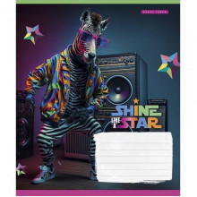 Тетрадь ученическая "Dance star" 018-3276L-5 в линию, 18 листов