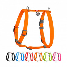 Шлей для собак WAUDOG Waterproof Н-образная анатомическая L оранжевая (32634) (309945)