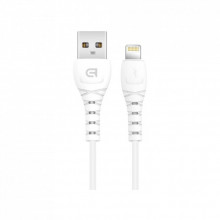 Дата кабель USB 2.0 AM to Lightning 1.0m AR16 3A white Armorstandart (ARM59534) (321945)