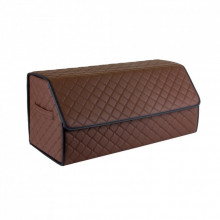 Сумка-органайзер EVAtech ECO L 30x30x65 см коричневая с коричневой нитью (EHECELZZBB) (300065)