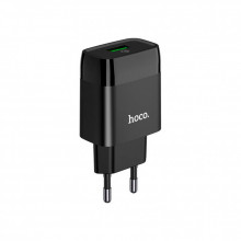 Зарядное устройство HOCO C72Q Glorious USB QC3.0 18W Black (6931474732507) (322065)
