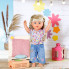 Аксессуар к кукле Zapf Одежда для куклы Baby Born - Цветочный джинс (832677) (335165)