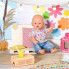 Аксессуар к кукле Zapf Одежда для куклы Baby Born - Цветочный джинс (832677) (335165)
