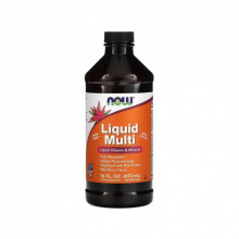 Мультивитамин Now Foods Жидкие мультивитамины и минералы, вкус лесных ягод, Liqui (NOW-03773) (309765)