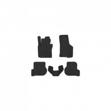 Коврик в салон EVAtech Skoda Octavia A5 (MT, 4 clips) 2004-2013 2 пок (SK12162CV5TL4RBB) (313765)