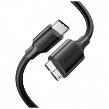 Дата кабель USB-C 3.1 to Micro USB 3.0 1.0m 3A US312 black Ugreen (20103) (324865) Дата кабель USB-C 3.1 to Micro USB 3.0 1.0m 3A US312 black Ugreen (20103) (324865)