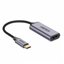 Переходник USB-C to HDMI black Choetech (HUB-H10-V1) (319965) Переходник USB-C to HDMI black Choetech (HUB-H10-V1) (319965)