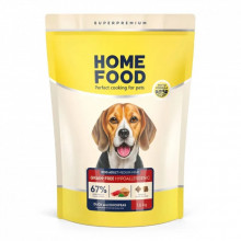 Сухой корм для собак Home Food ADULT MEDIUM/MAXI Grain-free hypoallergenic с уткой и нутом 1.6 кг (4820235021351) (323965)