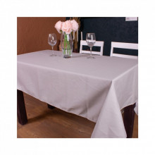 Скатерть MirSon Хлопок №001 Light Gray Strong 130x260 см (2200006737575) (330075)