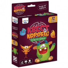Настольная игра "Квест в коробке Монстры" VT5902-02 инструкция 12 карточек с заданиями