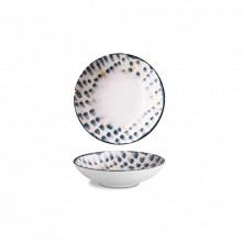 Тарелка G.Benedikt Isabelle глибока 22 см Blue Brush (ISC1922-K0011) (293375)