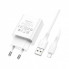 Зарядное устройство BOROFONE BA74A Aspirer single port charger set(iP) White (BA74ALW) (198475)