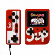 Игровая консоль приставка с дополнительным джойстиком dendy SEGA 400 игр 8 Bit SUP Game Красный (251475)