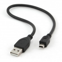 Дата кабель USB 2.0 AM to Mini 5P 0.3m Cablexpert (CCP-USB2-AM5P-1) (261475)