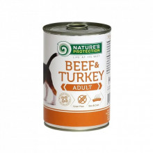 Консервы для собак Nature's Protection Adult Beef&Turkey 400 г (KIK45097) (322475)