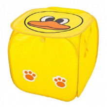 Корзина для игрушек M 2508 с ручками (Желтый) Корзина для игрушек M 2508 с ручками (Желтый)
