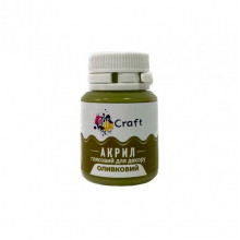 Акриловая краска глянцевая "Оливковый" 20 мл AG-7524 Art Craft