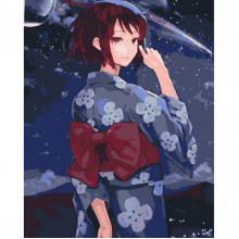 Картина по номерам без подрамника "Mitsuha Miyamizu" Art Craft  10622-ACNF 40х50 см