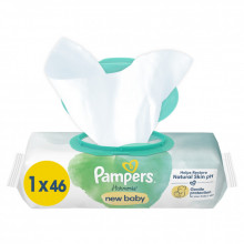 Детские влажные салфетки Pampers Harmonie New baby 46 шт (8006540815885) (244875)