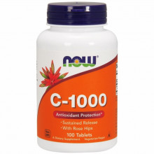 Витамин Now Foods Витамин C-1000, Vitamin C-1000, 100 Капсул (NOW-00690) (302875)