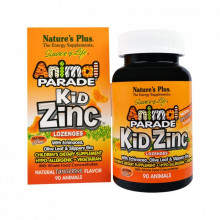 Минералы Natures Plus Цинк для Детей, Вкус Мандарина, Kid Zinc, Animal Parade, 90 (NAP-29964) (303875)