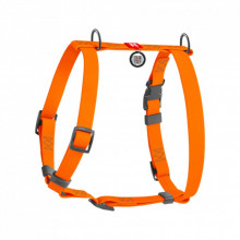 Шлей для собак WAUDOG Waterproof анатомическая Н-образная S оранжевая (32944) (309875)