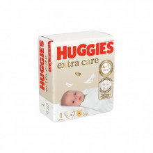 Подгузники Huggies Extra Care Размер 1 (2-5 кг) 22 шт (5029053583235) (164975)